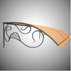 Металевий козирок з ковкою №4