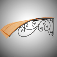 Металевий козирок з ковкою №5