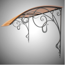 Металевий козирок з ковкою №8