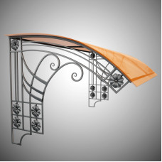 Металевий козирок з ковкою №9