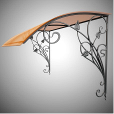 Металевий козирок з ковкою №12