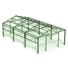 Швидкобудуємий ангар з ЛСТК 9X15X4,5