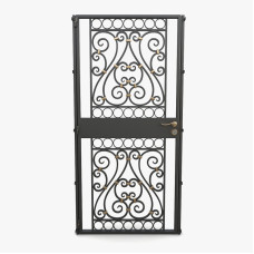 Металева хвіртка з ковкою №9