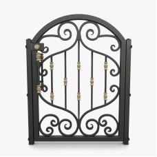 Металева хвіртка з куванням №10