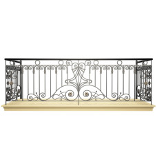 Балконні ковані поручні №101