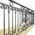 Балконні ковані поручні №101