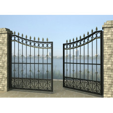 Ворота розпашні з металу G11