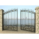 Ворота розпашні з металу G14