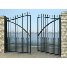 Ворота розпашні з металу G17