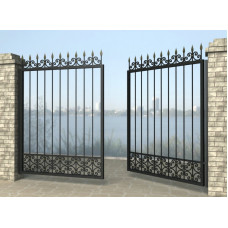 Ворота розпашні з металу G20