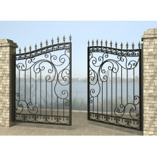 Ворота розпашні з металу G29