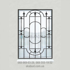 Грати на вікно Ф1*17