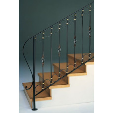 Ковані металеві поручні №7