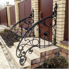 Ковані металеві поручні №8 Ковані металеві поручні №8