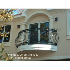 Ковані перила на балкон QR7