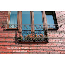 Ковані перила на балкон QR8
