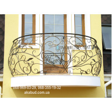 Ковані перила на балкон QR9
