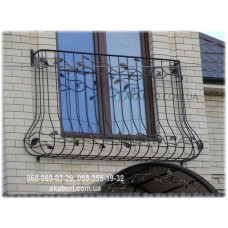 Ковані перила на балкон QR10