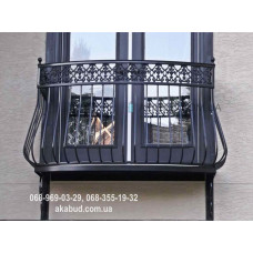 Ковані перила на балкон QR11