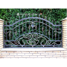 Паркан із елементами ковки F12 Паркан із елементами ковки F12