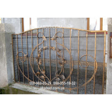 Паркан із елементами ковки F16