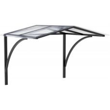 Козирок над входом з полікарбонату #4