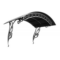 Кований козирок над дверима №54