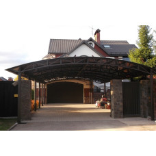 Навіс Для двох автомобілів