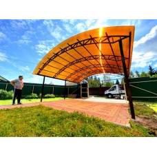 Навіс для автомобіля з полікарбонату №32