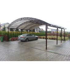 Навіс для автомобіля з профільної труби