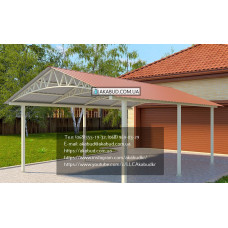 Навіс із профнастилу №25 Навіс із профнастилу №25