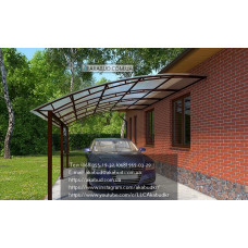 Навіс для машини з полікарбонату Ф3
