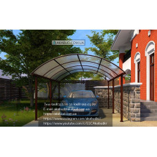 Навіс для машини з полікарбонату Ф6