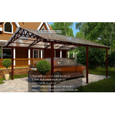 Навіс для машини з полікарбонату Ф7