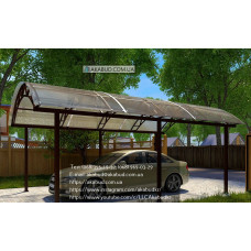 Навіс для машини з полікарбонату Ф12