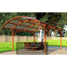 Альтанка для дачі з полікарбонату Р11