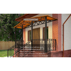 Козирок для дому з полікарбонату S19