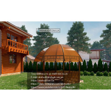 Навіс із полікарбонату для дачі Y4