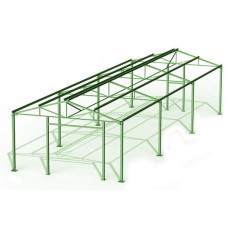 Швидкобудуємий ангар з ЛСТК 6Х18