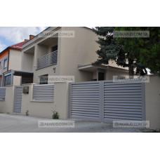 Паркан жалюзі з ламелей Р22