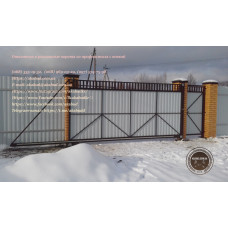 В'їзна відкатна брама, ворота автоматичні відкатні