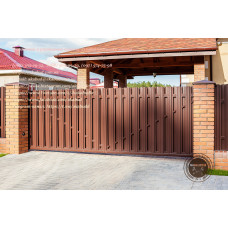 Ворота для паркану, відкатні ворота