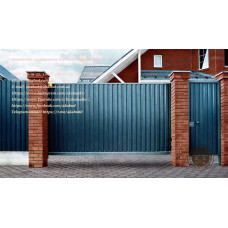 Відкатні ворота креслення, відкатні ворота ціна