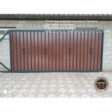 Ворота відкатні, в'їзна брама