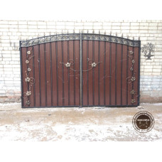 Ковані хвіртки з воротами, ажурні ворота, встановлення воріт Ковані хвіртки з воротами, ажурні ворота, встановлення воріт