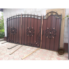 Ковані елементи, ворота з елементами кування