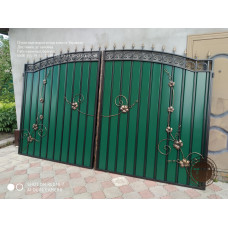 Ворота з ковкою, ворота з профільної труби