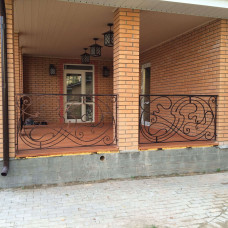 Ковані та зварені балконні перила (огорожі для балкона) L14