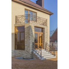 Ковані та зварені балконні перила (огорожі для балкона) L16