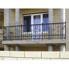 Ковані та зварені балконні перила (огорожі для балкона) L19